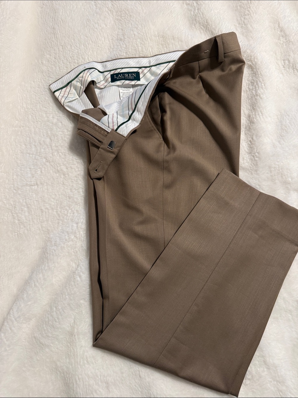 Lauren Ralph Lauren boy’s Dress Pants in Light Brown